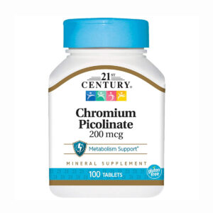 21st Century Chromium Picolinate 200мкг (100таб)